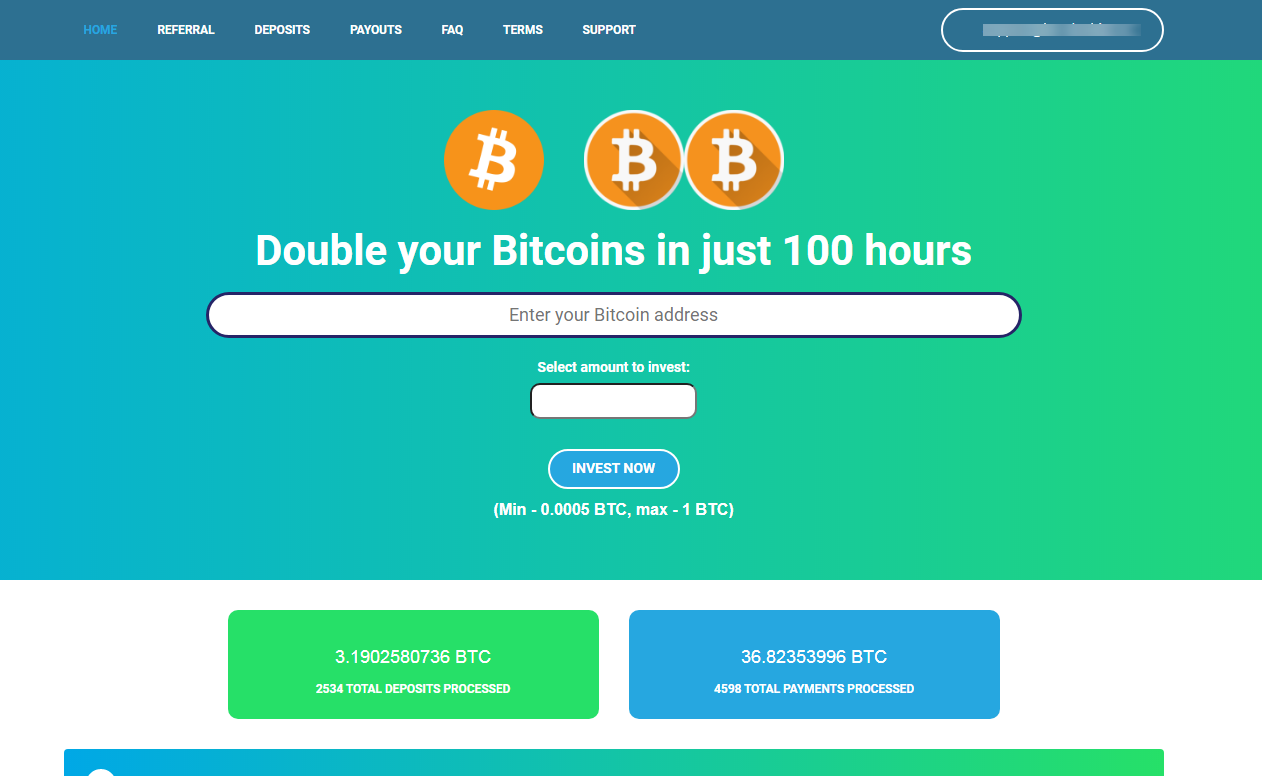 double my bitcoin