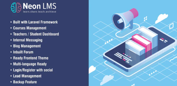 NeonLMS - Learning Management System PHP Laravel Script with Zoom API Integration 5.4.3 Nulled