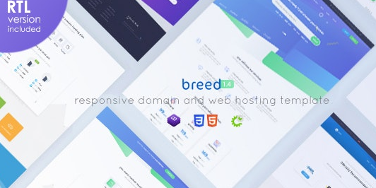 Breed - WHMCS & HTML Web Hosting Template Nulled