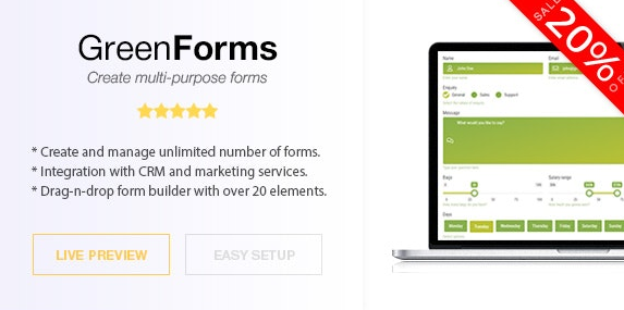 Green Forms - Standalone Form Builder 1.40 Nulled