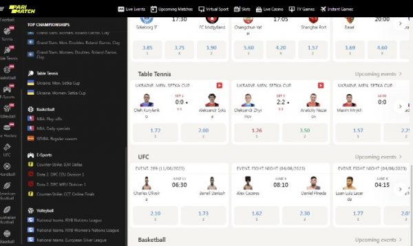 Pari - Sports Betting platform