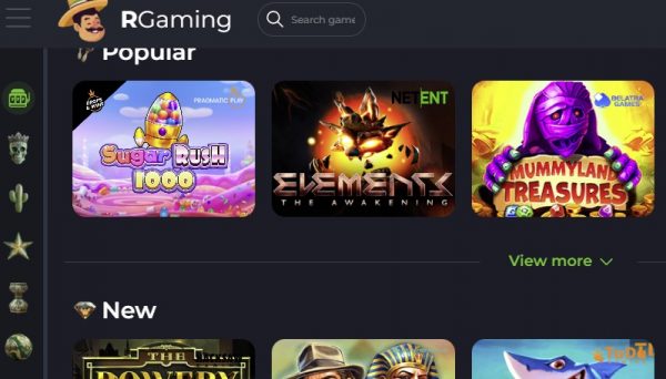 Script Online casino bookmaker RGaming Software