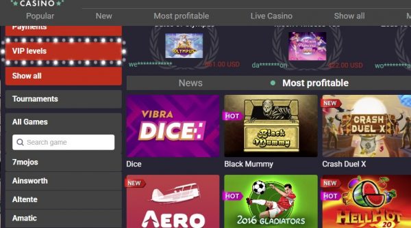 Online web Script VintaBET Casino