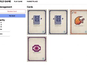 Software online NFT Card Game created with Godot or Unity