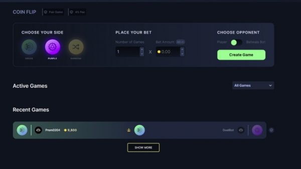 Duel win Casino script Source Code
