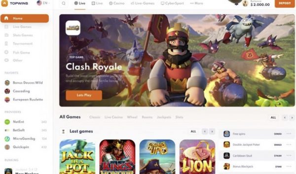 TopWins – Download software script Casino free online gambling