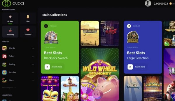 Gucci – script for free Online Casino Platform